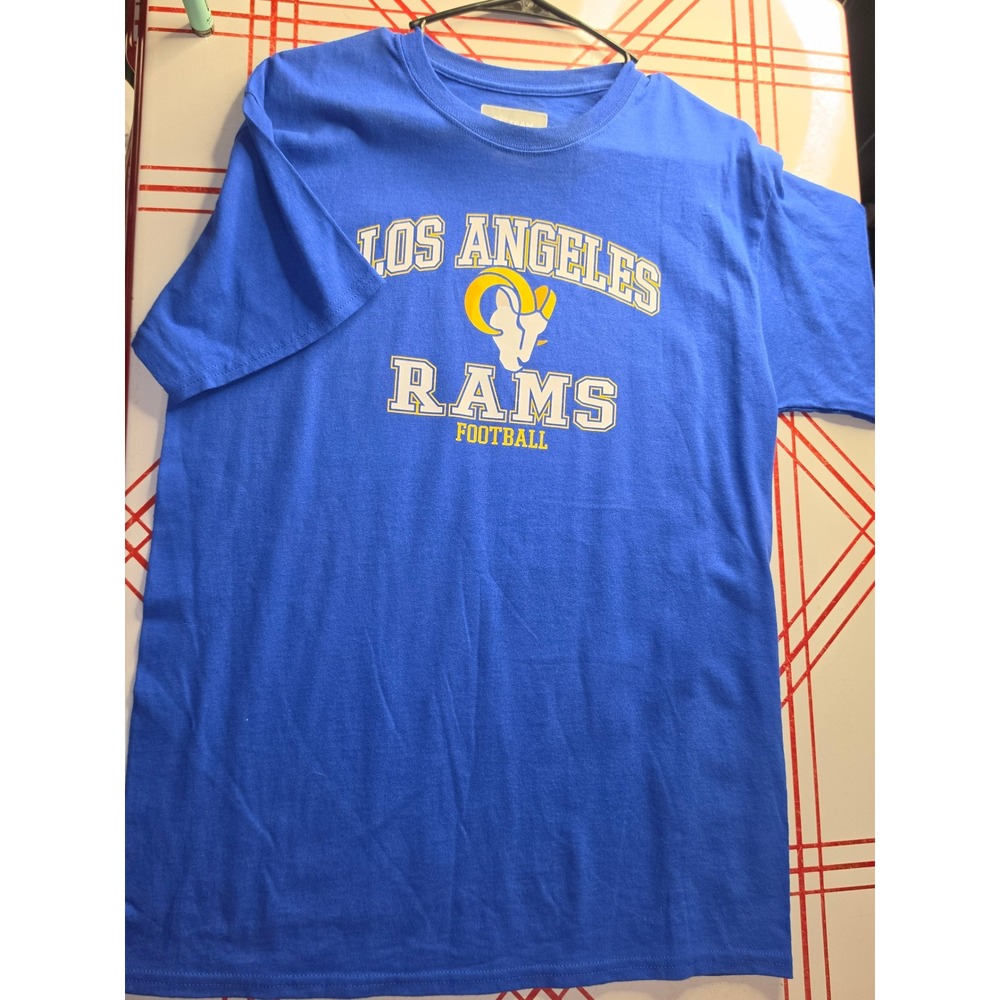 NFL Team Apparel Los Angeles Rams Blue Graphic T-Shirt Mens Medium NWT
